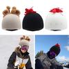 Ski Helmet Cover, Ski Cap Cover, Cartoon Multifunction Funny Decorative for Outdoor Sports Helmet Decoration Snow Helmet Cover