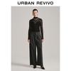 UR 2025 Women's Pleated Wide-Leg Commuter Pants UWG650108
