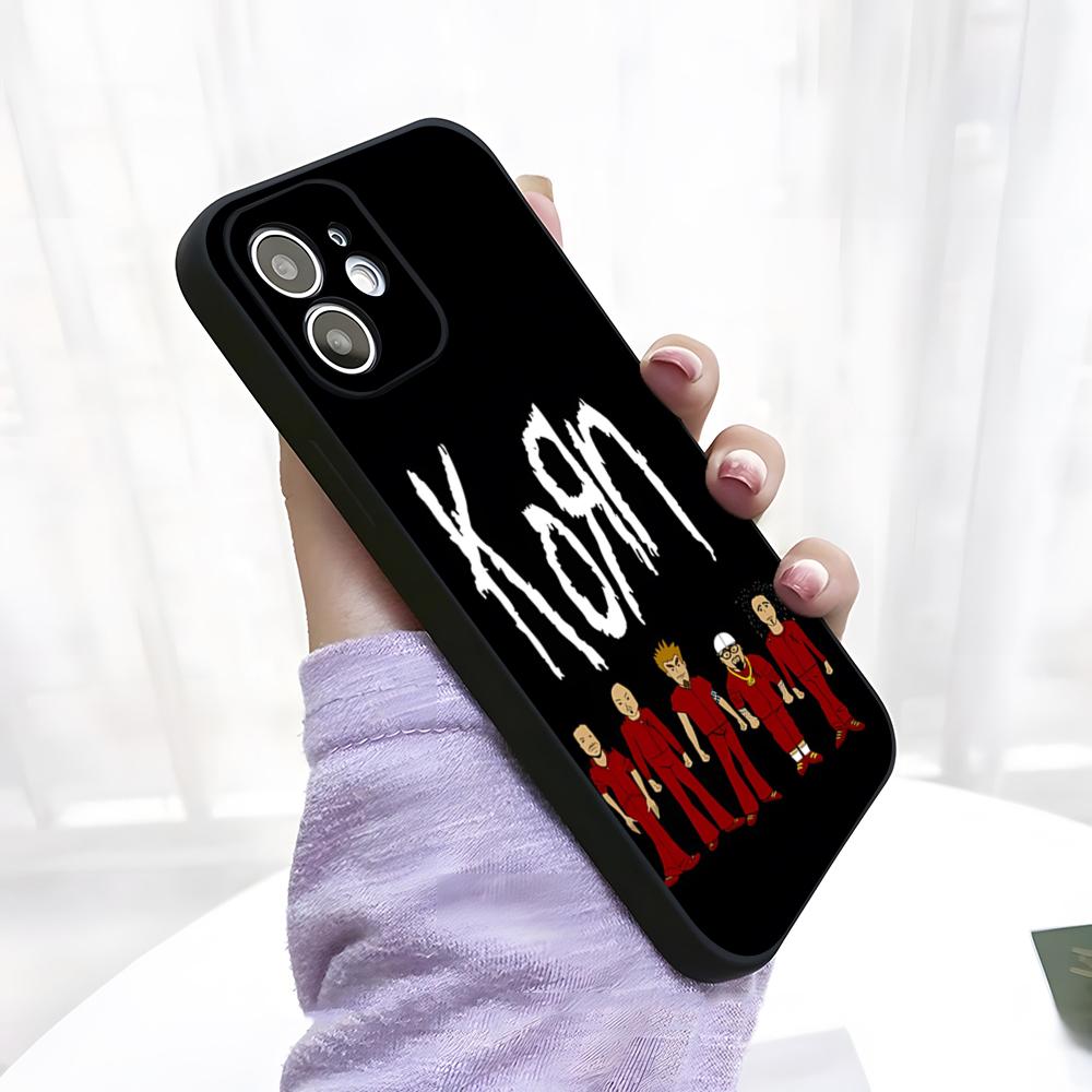 Rock Band K-Korn Phone Case For IPhone 17 Pro Max 15 Pro 16 14 Plus 12 13 Mini 11 Pro Shockproof Soft Cover