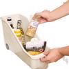 Cookware Storage Box, Kitchen Storage Box, Household Multi-functional Plastic Kitchen Cabinet Storage Box, Refrigerator Sundries with Wheels