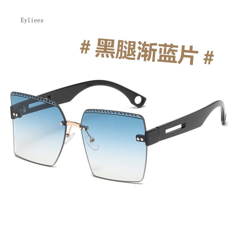 Luxury Rim-Free Women Sunglasses Glamour Female Spectacles Stylish Trend Y2K Fashion Eye Spectacles UV 400 Protection Shades Gafas De Sol Hombre