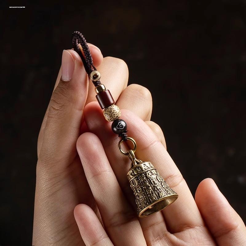 Kleine Prajna Buddha Herzsutra Retro Ahnenstil Windspiel, Buddha-Glocke, Friedensglocken-Anhänger