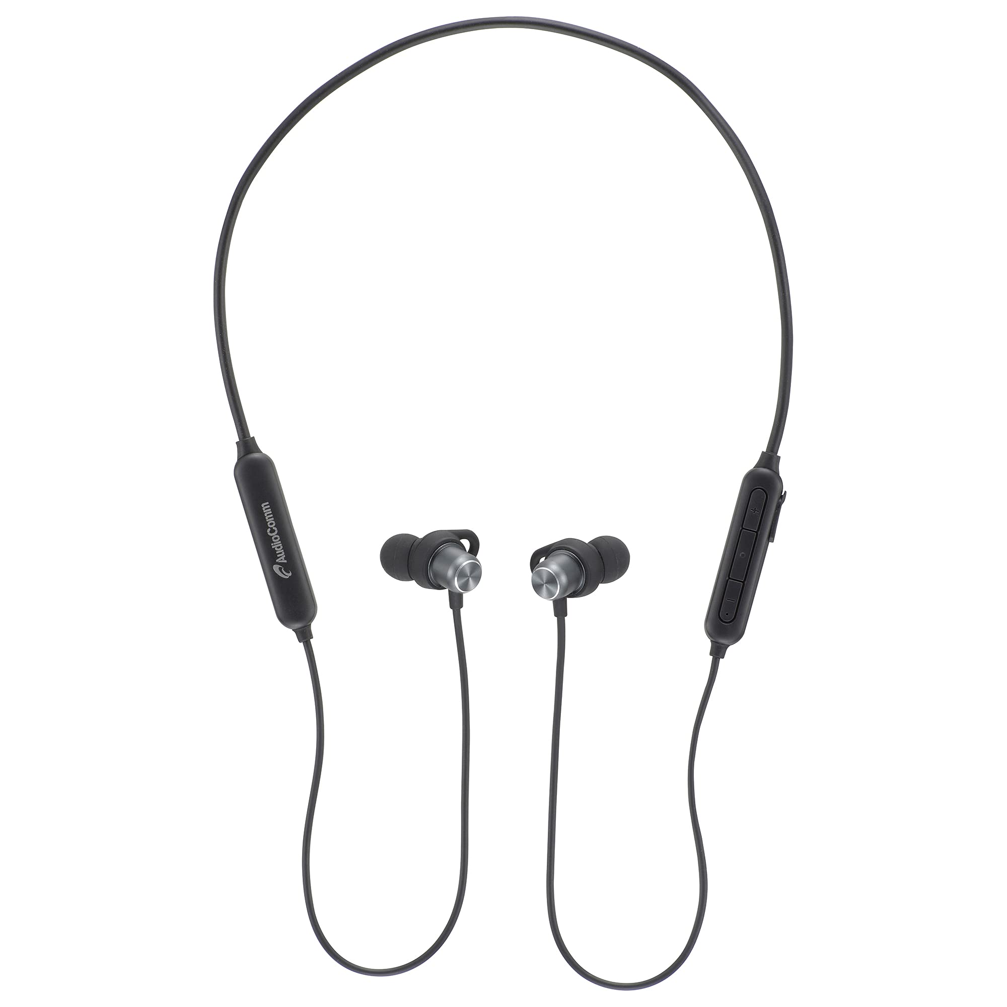 

OHM AudioComm Wireless Neckband OHM Standard Earphones, Black, HP-W215N-K, 03-1294,