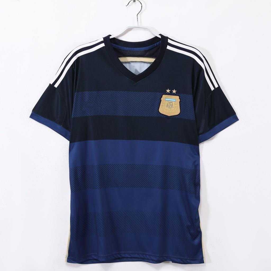 Großhandel Vintage Barcelona Real Madrid Paris AC Santos Spanien Messi Rokaka Ronaldo Trikot