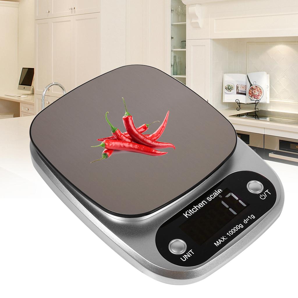 1pc 10kg/g Digital LCD Electronic Kitchen Cooking Food Die Calculation Weighting Scale Balance