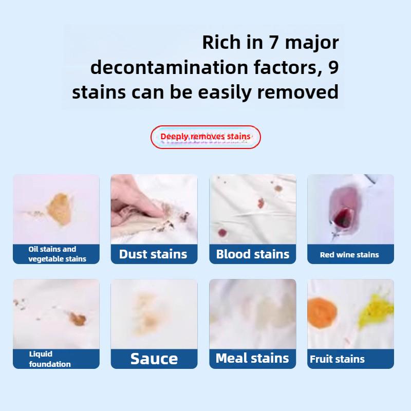 Non-Ionic Laundry Emulsifier Powerful Oil/Yellow Stains Remover Clothes Deep Penetration Cleaning Formula Multi-Purpose Fabric Cleaner