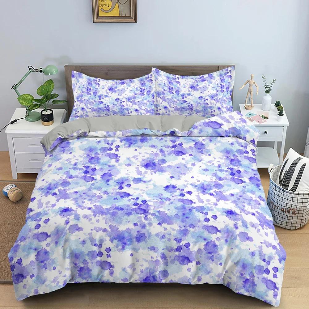 

Watercolor Paint Comfortable Duvet Quilt Cover Pillowcase Bedding Set Children Bedroom Decoration Home Textile 70x133cm 2pcs