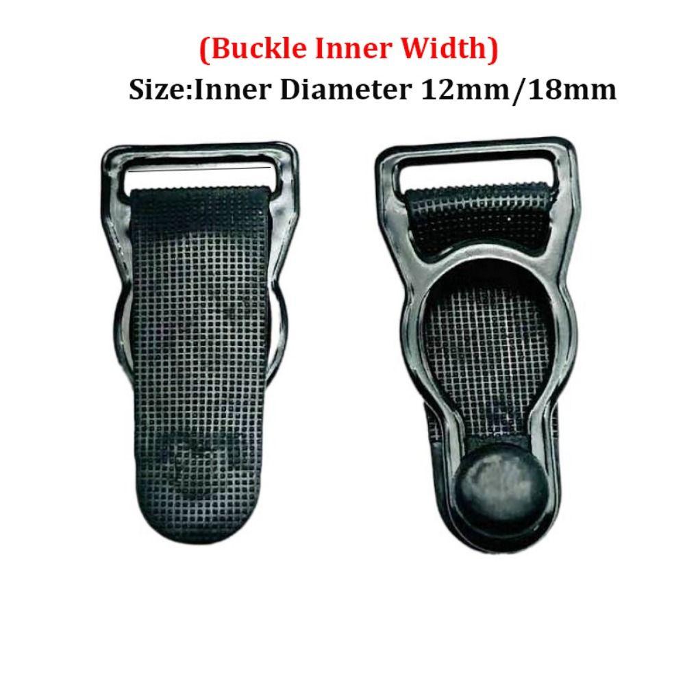 10pcs 12mm/18mm Suspender Ends Hooks Nylon Suspender Clips Corset Leg Garter Belt Clip
