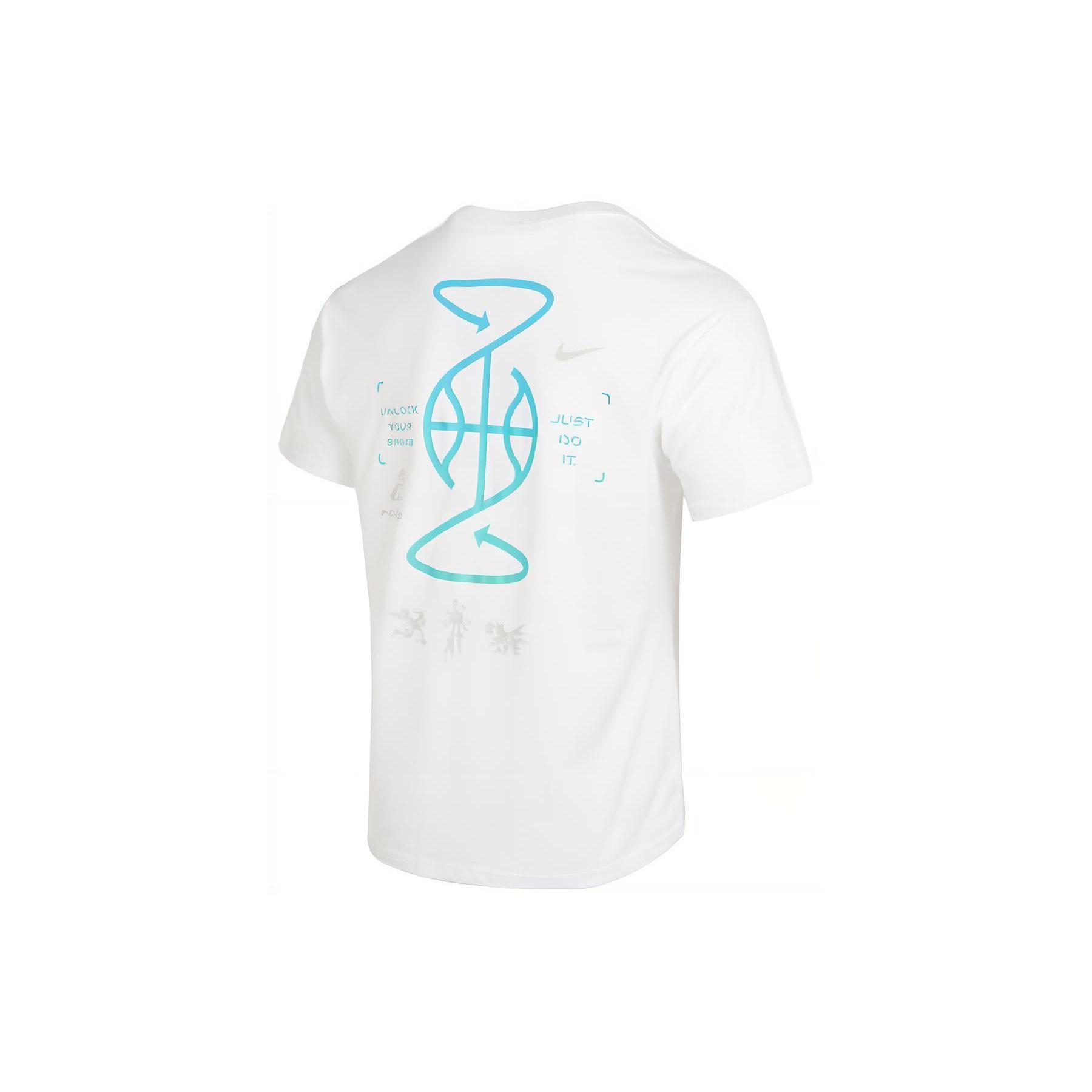 

New Nike SS23 Resistant High Basketball Series T Shirts Men s White FJ7227-100 XXL