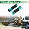 Motoforti Universal Motorcycle Hand Grips Cover Rubber Aluminum Alloy Handlebar Grips for Motorcycle Scooter Bicycle ATV 1 Pair