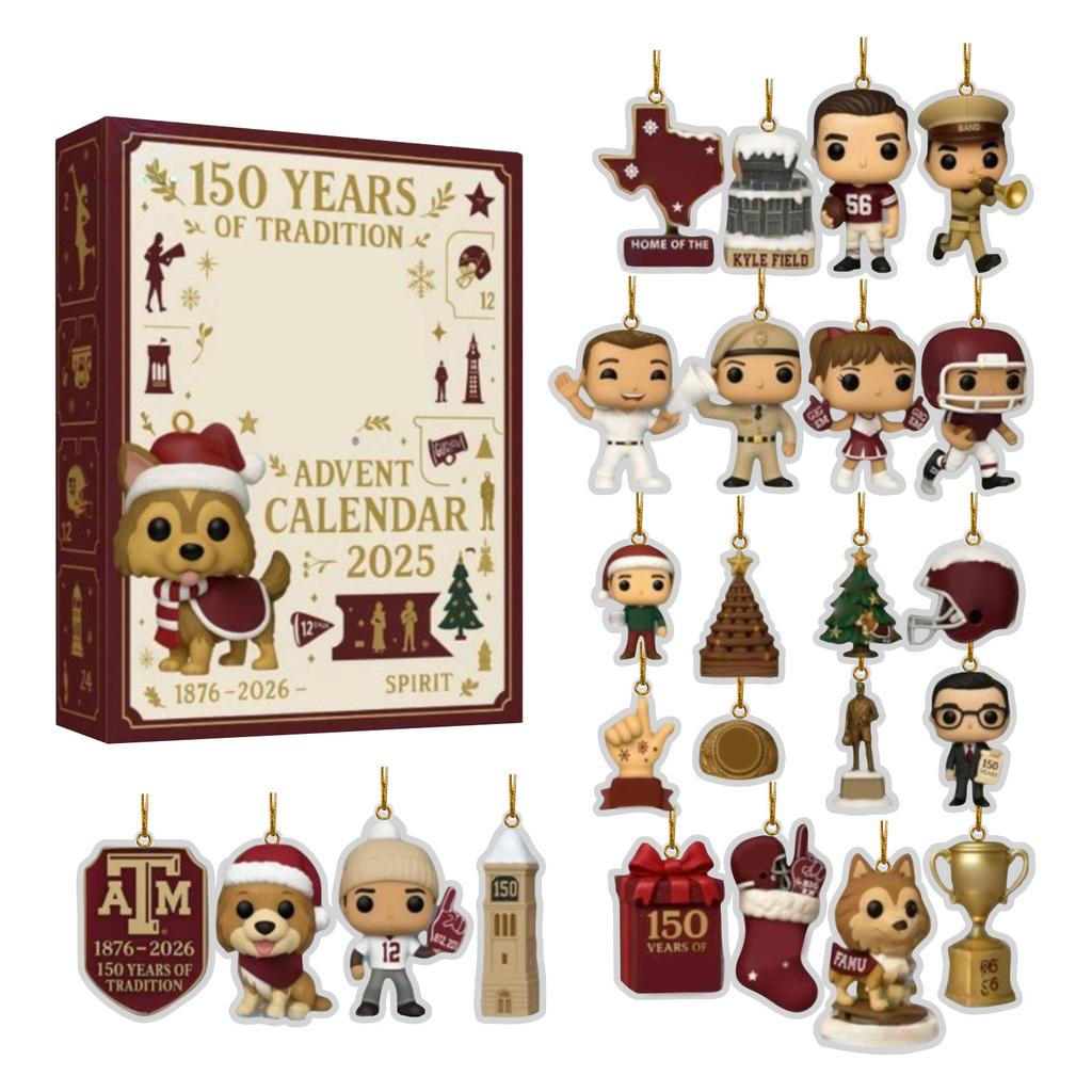 2D, 24PC Draw Fun Christmas Children's Gift, Countdown Calendar