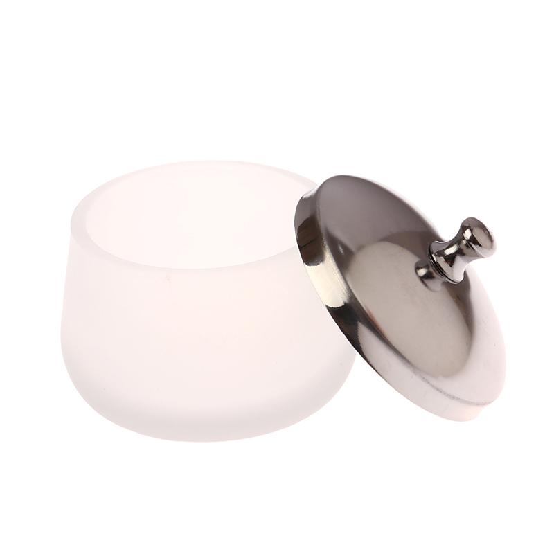 Dish Glass Liquid Powder Container Glitter Pigment Holder Cups