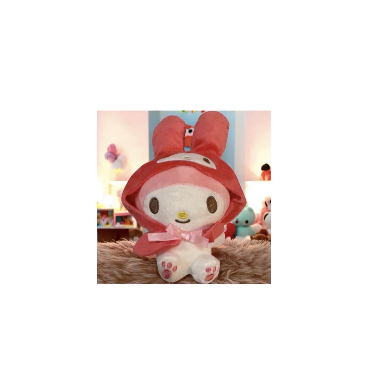

Mime plush toy with approximately official cute merchandise Dressed-up poncho, 15cm, (1, Mime)