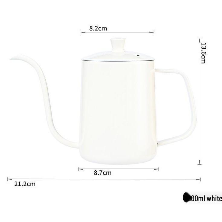 Teflon Long-Spout Pour-Over Kettle for Coffee and Tea Brewing