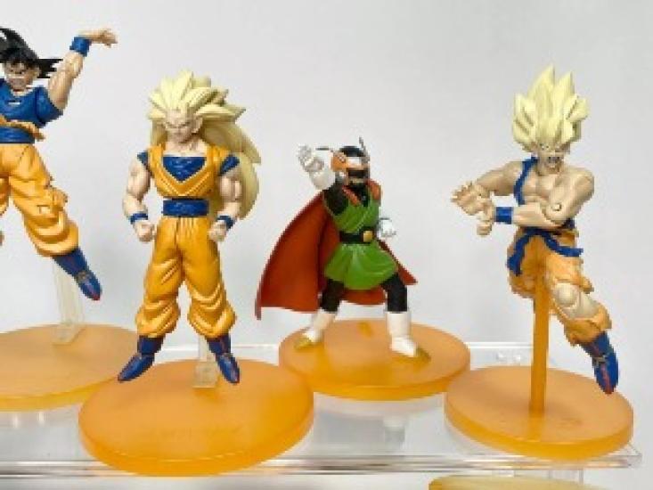 USED DragonBall POSING FIGURES Lot 11pcs Set DBZ Capsule Toy