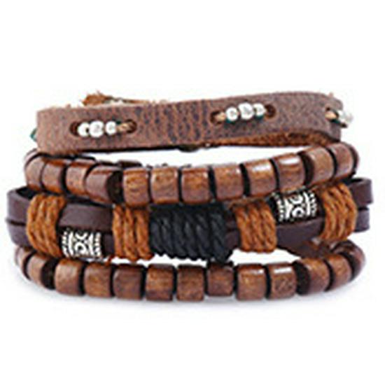 Unisex Punk Retro Leather Watch Bracelet – Versatile Fashion Hip Hop Style