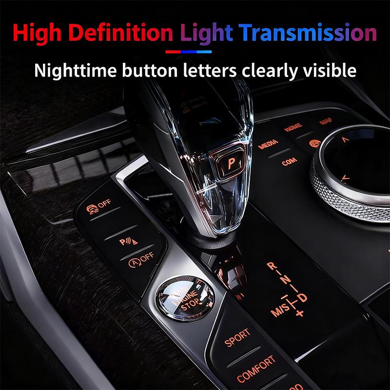 Motorcycle sticker/Car Engine One-button Start Crystal Button Accessories For BMW G80 G06 G07 G42 G14 G15 G16 F82 F20 F21 F83 M2 PCVHD1