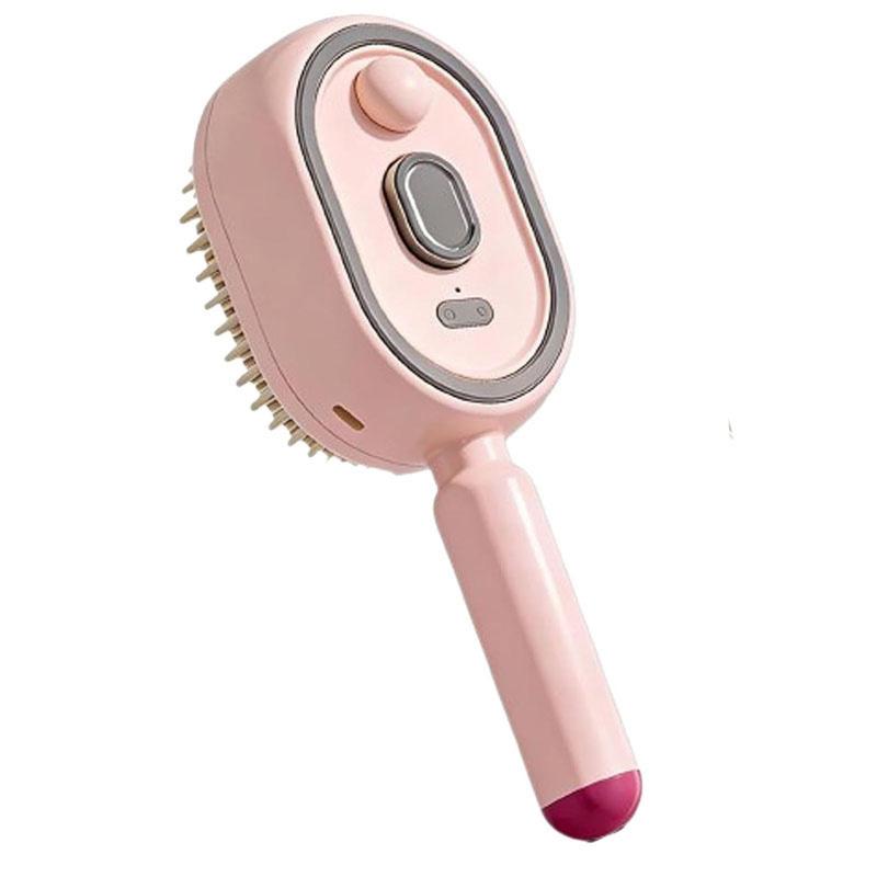 Electric Spray Air Cushions Massage Comb 3 in 1 Self Cleaning Steam Essential Oil Brush Rechargeable Spray Scalp Massager Combs