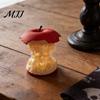 Dark Style Home Decor Skull Apple Core Ornament, Themed Desk Figurine, 3D Printed Personalized Gift for Him Realistic Statue, Gothic Collectible