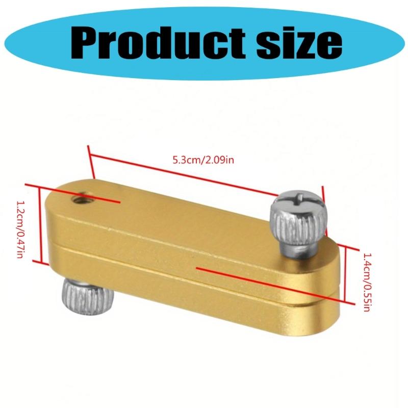 Aluminum Adjustable Ruler Stop Block Limit Block Ruler Positioning Block Easy To Use for Precise Woodworking & Marking