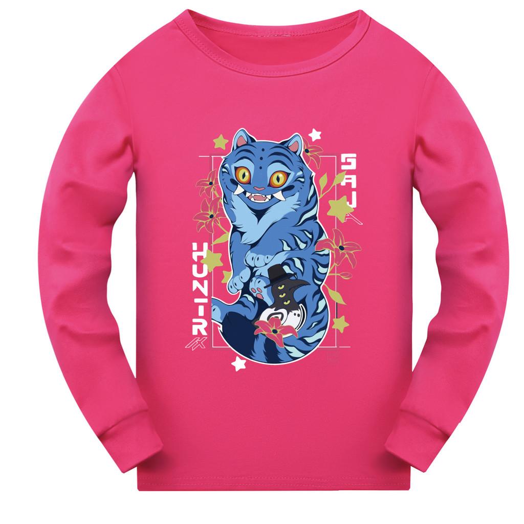 4860 Kids Girls Derpy Rumi Zoey Mira Super Star Print Long Sleeves T-Shirt