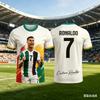 Ronaldo #7 Portugal Soccer Jersey, Men Women White Short Sleeve