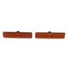 Car Front Bumper Side Marker Light Cover 56001378 56001424 for Jeep Wrangler YJ 1987-1995 Turn Signal Light Cover Yellow