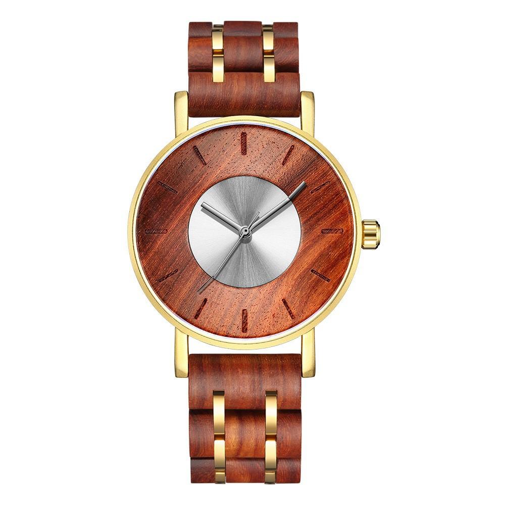 Sports Men'S Watch Wood Set Quartz Watch Calendar Multifunctional Fashion Watch