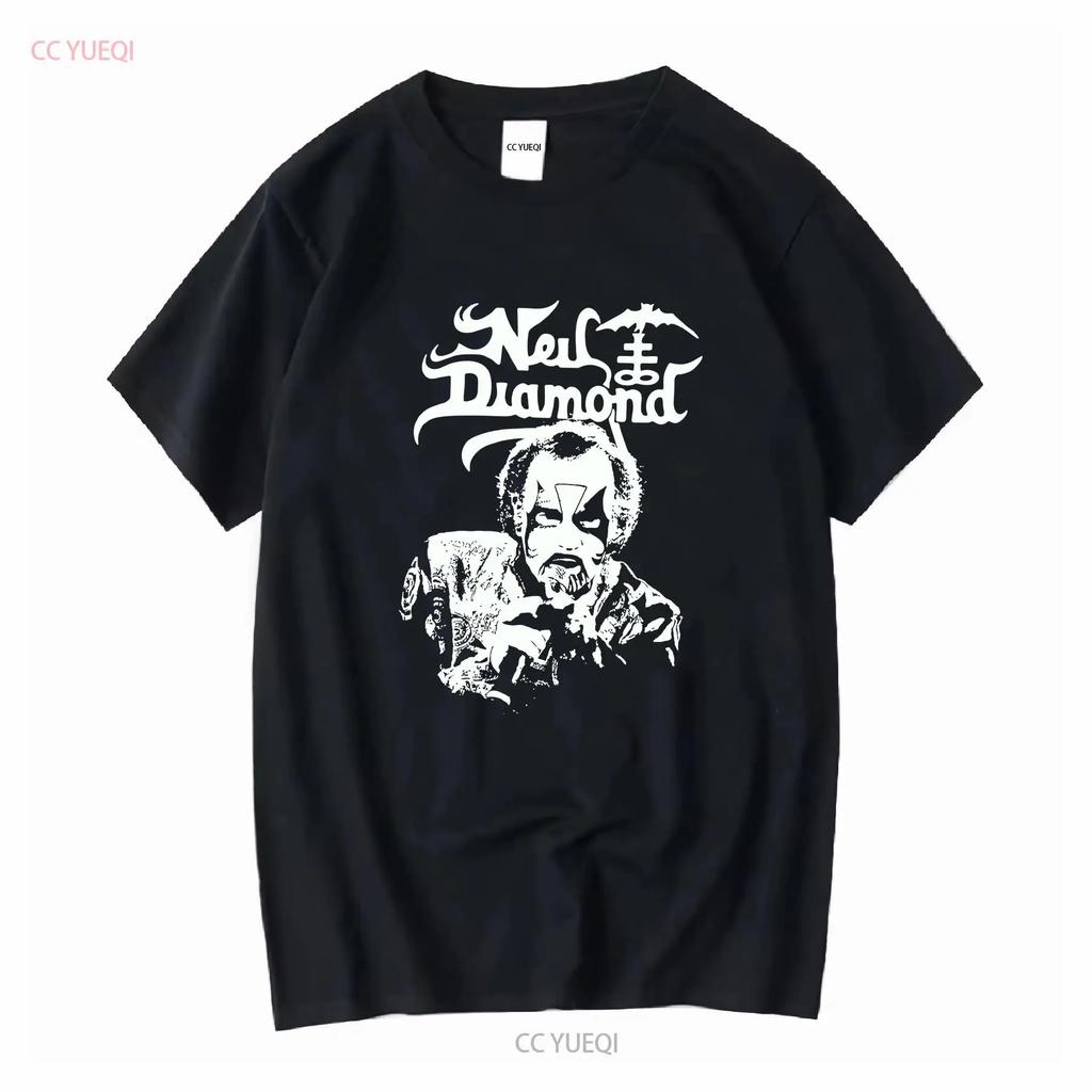 König Neil Diamond T-Shirt Volle Größe S 5XL Vintage Gewaschen Dehnbar Herren Leichtes Oberteil Für Den Alltag Grafik Streetwear