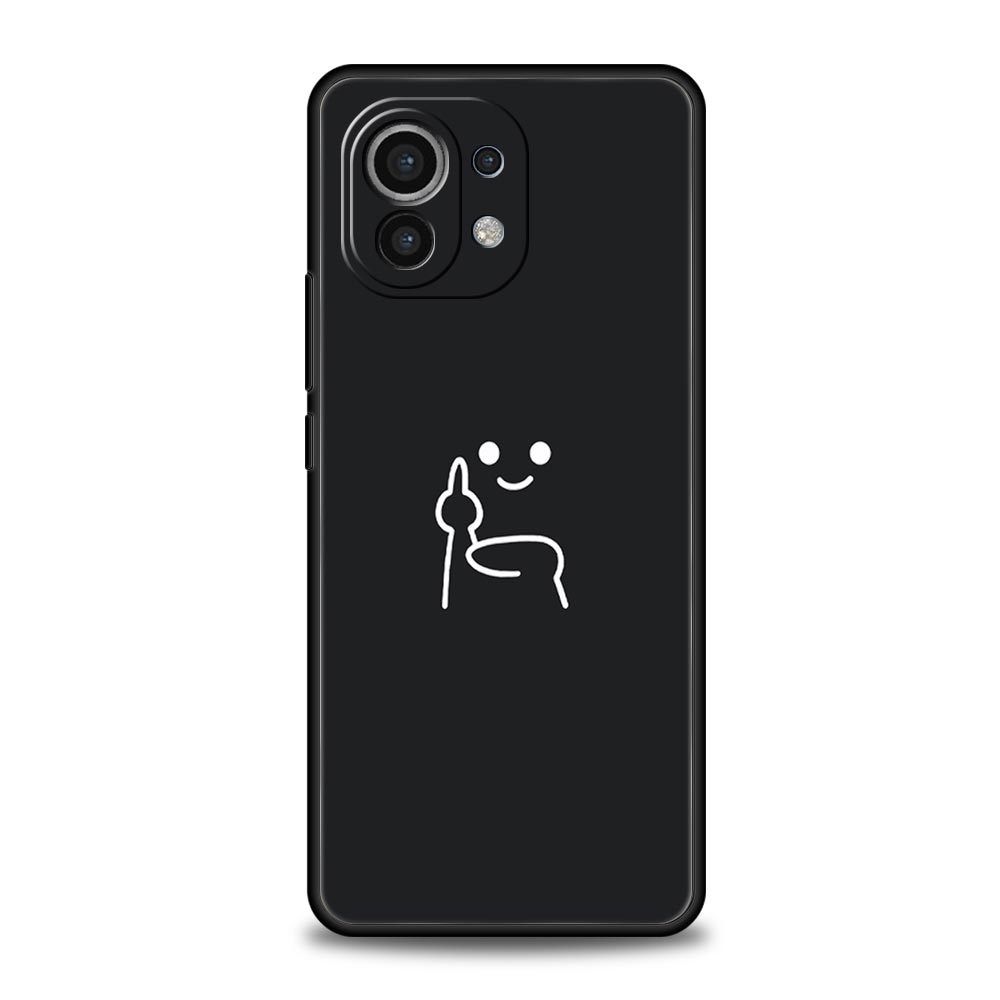 Süße Mittelfinger Handyhülle Für Xiaomi Mi 17 15T 15 14 14T 13T 12T Pro 12 13 Lite 5G 11T Poco X6 X7 X5 Pro Weiche Hülle