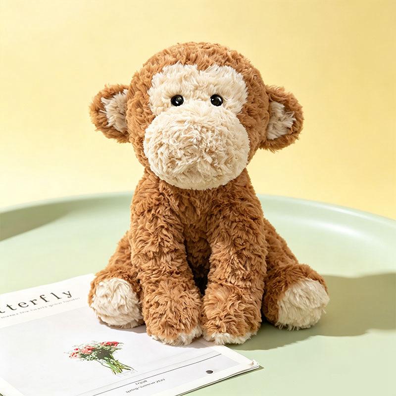 Cross-Border Plush Animal Dolls: Panda, Fox & Highland Cattle Creative Plush Toys