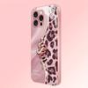 Spliced Leopard Print Golden Snake Metallic Paint Glass Phone Case For iPhone 17 16 15 14 13 12 11 Pro Max Plus 16E 17Air Cover