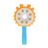 Dog Chewing Toy Bite Resistant Interactive Teeth Cleaning Round Puppy Molar Toothbrush Toy for TrainingOrange