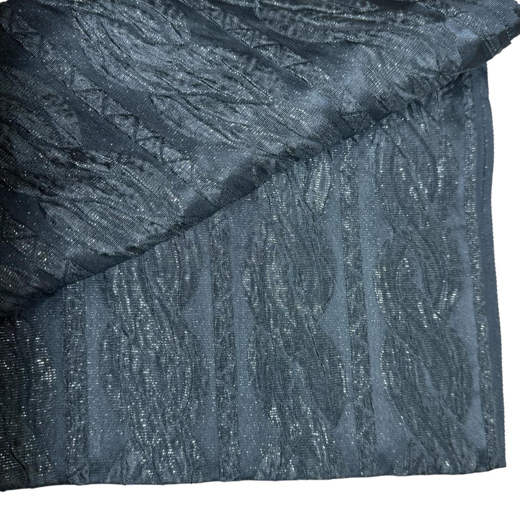 made in plain 10 Obiage, kimono, furisode, Japan, dyed, colors, 100% silk, OA-08 (5 gray)