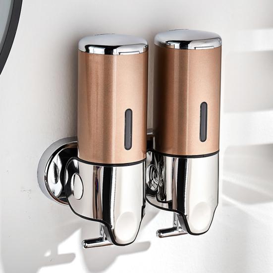 400ml Soap Dispenser Waterproof Moisture-proof Wall Mounted Household Shampoo Liquid Soap Conditioner