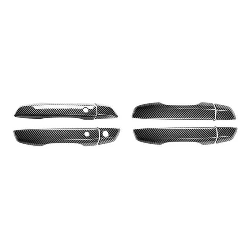 For Honda Civic 2016-2020 Carbon Fiber Style Car Exterior Door Handle Cover Trim Cover Accessories