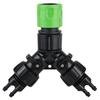 4Way Drip Irrigation Faucet Adapter 2pcs for Garden Hose with Leak Resistant Connection for Multi Hose Watering System