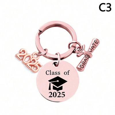 Class Of 2025 Graduation Keychain Inspired Gifts For University College Middle High School Graduate Souvenir For Senior Students