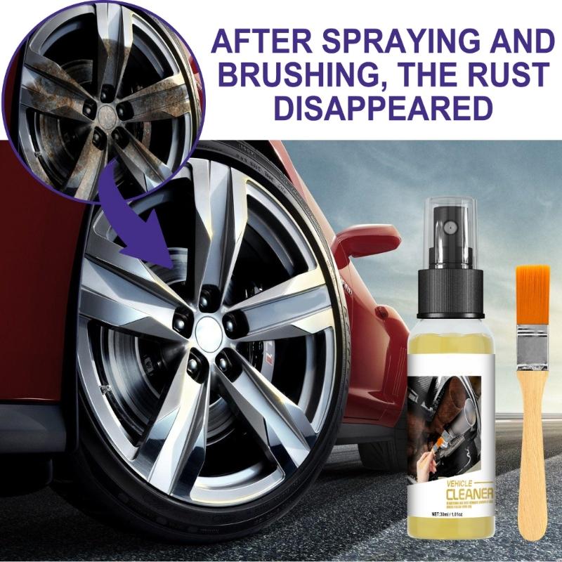 30ml Multifunction Car Rust Removal Spray Rust Remover Spray Derusting Paint Rust Inhibitor Car Maintenance Rust Remover