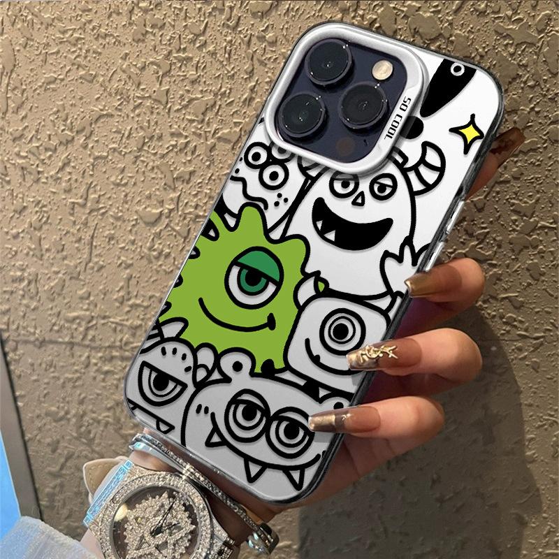 Applicable To Apple 11 Trendy Men's Mobile Phone Case 11 Little Monster Big Eyes Cartoon Iphone11 Creative 11promax