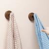 Walnut Texture Suction Hook Rotating Heavy-duty Adhesive Hanging New Traceless Adhesive Hooks