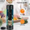 AIKARO - Electric Salt and Pepper Mill, Automatic Spice Grinder, Battery Operated