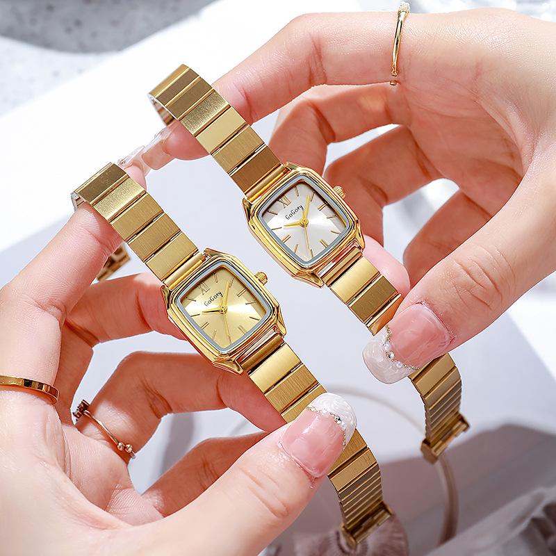 Ceasuri de Dama Marca de Lux Ceas Auriu pentru Femei Quartz Fashion Simplu Retro Ceas Cadou Relogio Feminino