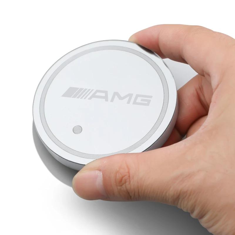 

For Mercedes Benz Luminous Car Coaster Water Cup Holder Non Slip Pads Mats for Mercedes Benz E C G M R S Class W176 W204 W212 GL