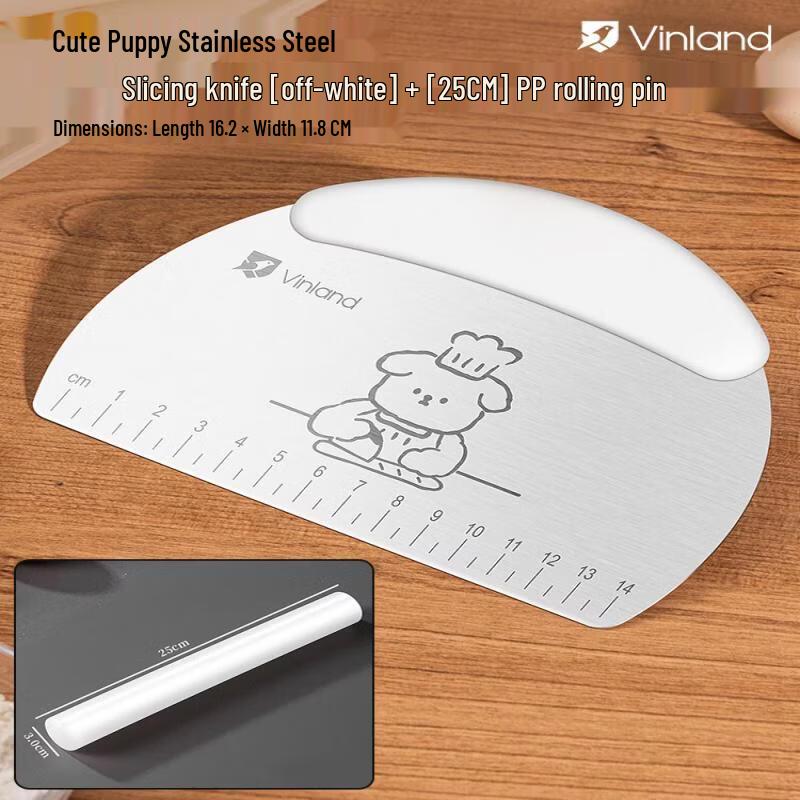 Qiwei Food Grade Dough Scraper & Cutter Tool