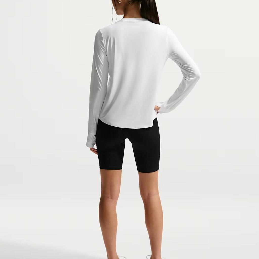 Nike Dri-Fit One Classic Comfortable Sweat-Absorbing Quick-Drying Breathable Crew Neck Pullover Casual Sports Long Sleeve T-Shirt FN2802-102