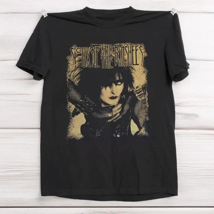 Siouxsie and The Banshees Shirt 90s Goth Band Tee Summer Cotton Loose and Breathable Unisex Tshirt S