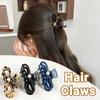 Pearl Ponytail Hair Clips French Design Lady Shark Clip Women Hair Claws  for Girls Headwear
