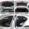 Double Layer Self-Adhesive Car Door Rubber Seal Strip - 5 Holes Sealing Stickers, Noise Ulation Weatherstrip, Edge Protector, Auto Interior