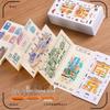 Accordion Fold City Attractions Stamp Collection Book
